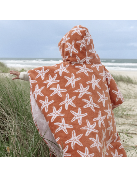 Poncho de Playa para Niños 2-6 Años |Secado Rápido
