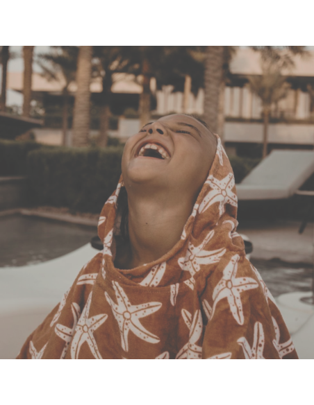 Poncho de Playa para Niños 2-6 Años |Secado Rápido
