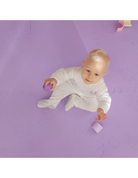 Alfombra Puzzle Bebé Lubabymats Lilac- Seguridad y Diversión