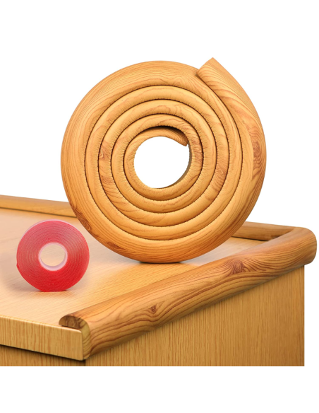 2 metros de Protección para Esquinas – Imitación Madera | Segurbaby
