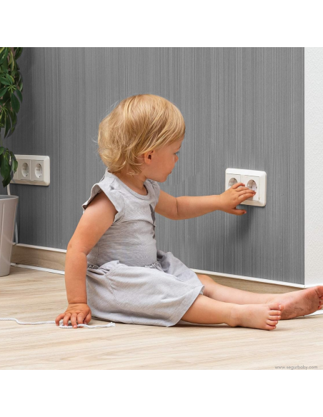 Protector de enchufes infantil con fijación atornillada | Segurbaby