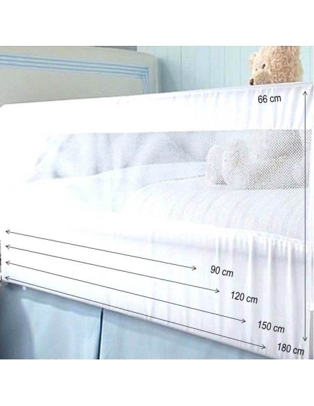 Barrera de Cama Universal – Seguridad Infantil Extra Alta