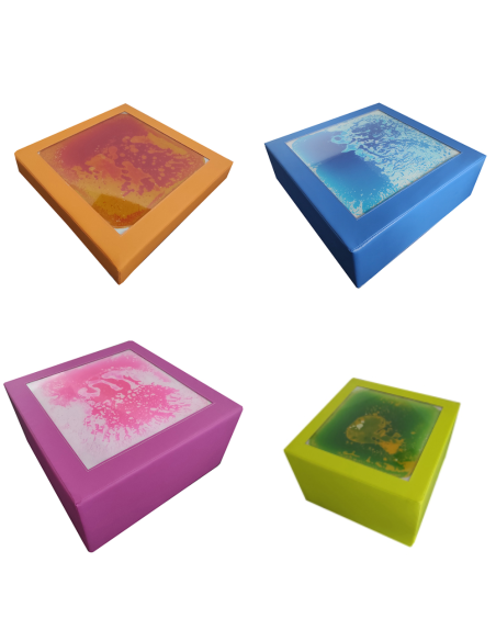 Bloques sensoriales infantil con gel y base antideslizante | Segurbaby