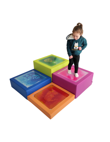 Conjunto de Bloques Sensoriales de Foam – Apilables y Seguros