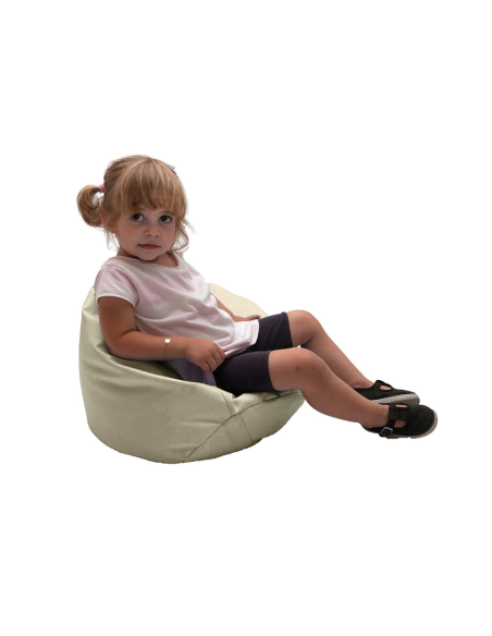 Puff Infantil tipo Pera | Ligero, cómodo y lavable
