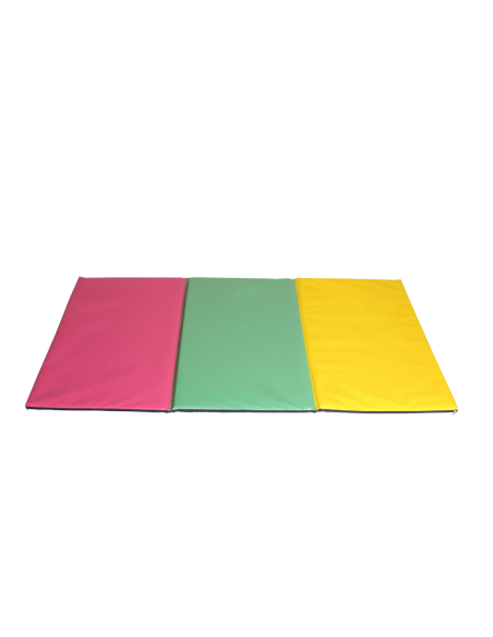 Colchoneta Infantil Tricolor 180x120x2 cm | Higiénica y Segura