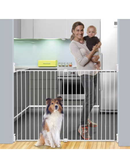 Barrera Bebé Broadway Extra Ancha de Dreambaby - Seguridad y Versatili