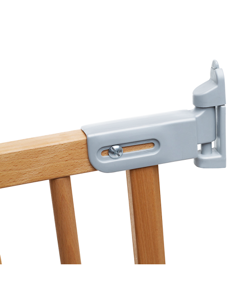 Barrera de Seguridad Infantil Flexi Haya – Madera Natural y Ajustable