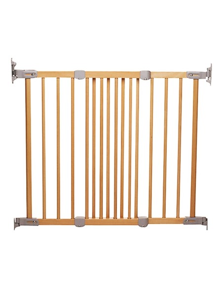 Barrera de Seguridad Infantil Flexi Haya – Madera Natural y Ajustable