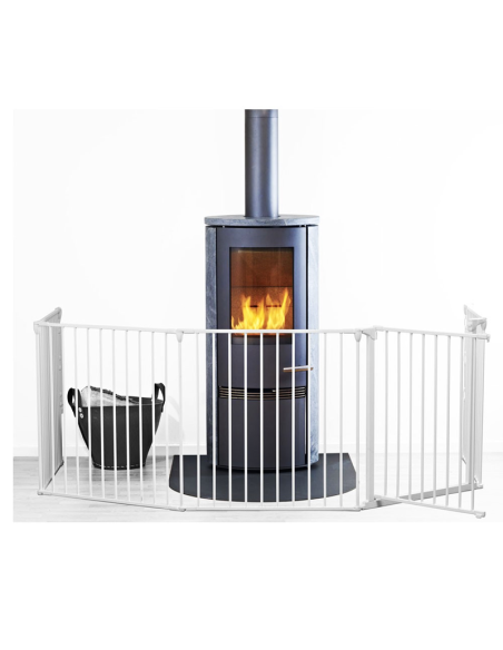 Barrera de Seguridad Bebé Modular | Protección Escaleras y Chimeneas