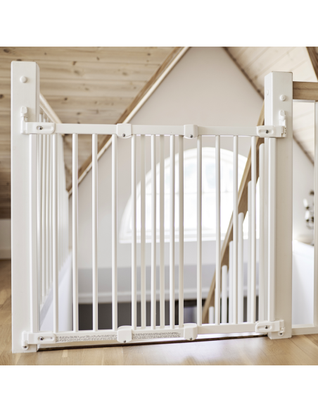 Barrera de Seguridad Infantil ELIN Madera Blanca - Protección Infantil