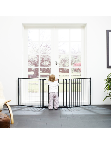 Barrera de Seguridad Bebé Modular | Protección Escaleras y Chimeneas
