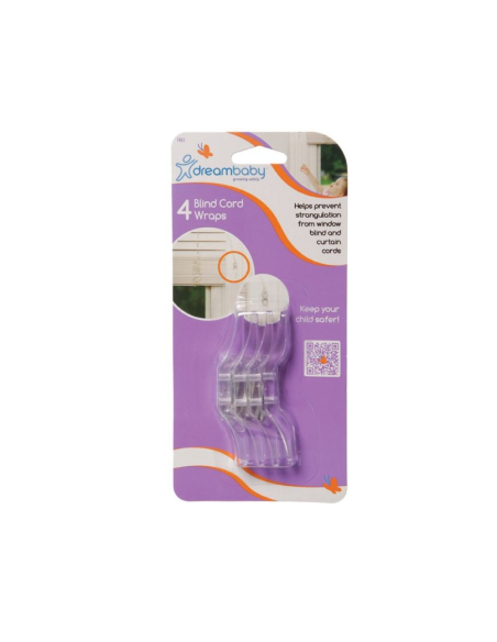 Pack 4 Recoge Cordones para Cortinas y Estores - Seguridad Infantil