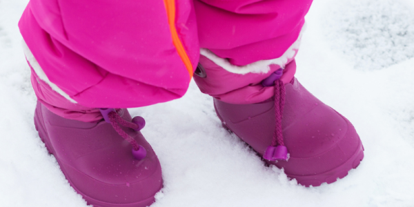 A la nieve con seguridad infantil