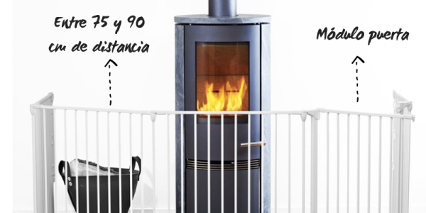 Protección para chimeneas y niños