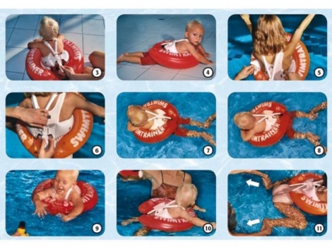 segurbaby.com flotador bebé, flotadores para bebés, flotador antivuelco, flotador bebé antivuelco, flotador swimtrainer,