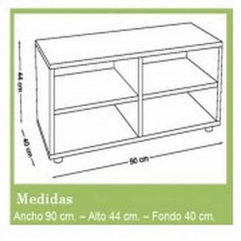 segurbaby.mueble escolar superbajo 4 casillas