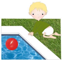 segurbaby. campaña de seguridad infantil en piscinas