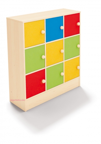 segurbaby.mueble aula arco iris mobiliario escolar