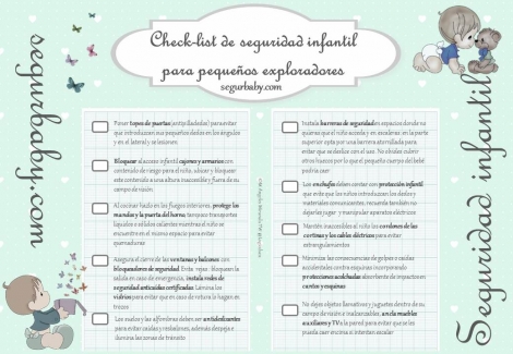 segurbaby.com check list de seguridad infantil para pequeños exploradores