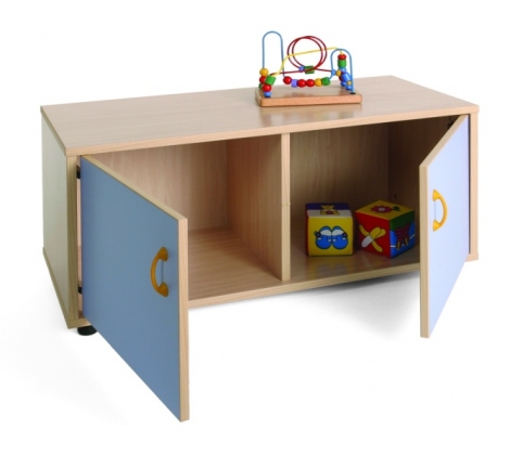 segurbaby.com, mobiliario escolar online, mueble superbajo armario 2 casillas Mobeduc