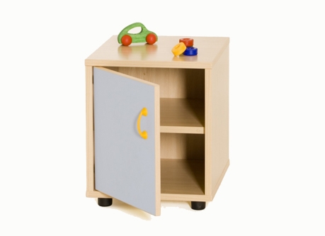 segurbaby.com, mobiliario guardería, mueble superbajo armario 2 estantes 360 Mobeduc