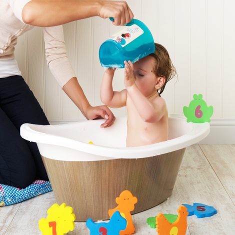 segurbaby.com jarra de baño, baño para bebés, bañera de bebé, accesorios de baño para bebés,