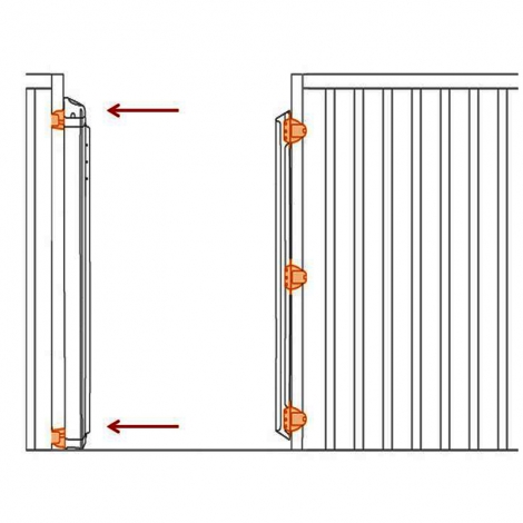 segurbaby.com, adaptador barrera seguridad, puertas de seguridad para niños, accesorios seguridad bebé, barrera de seguridad, barrera bebé, barrera kiddy guard,