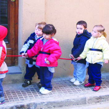 Cuerda para salidas escolares con cinturones 30 niños