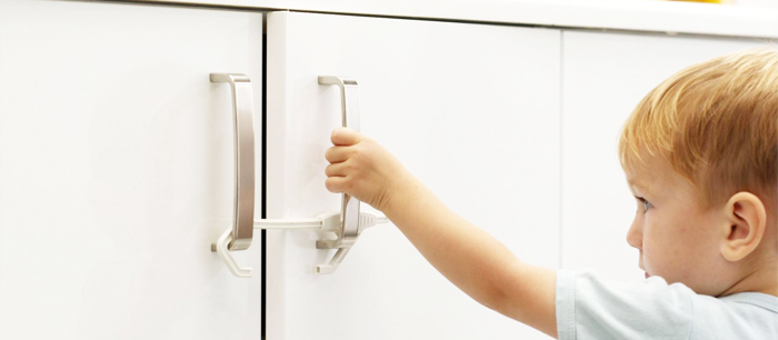 Puertas de armario de seguridad para niños, 6 piezas de cierres de