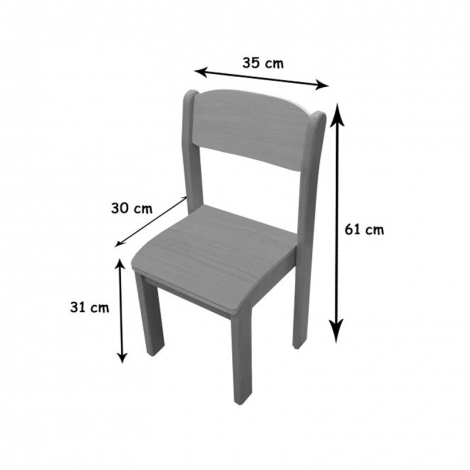 segurbaby.com, sillas para aulas talla 3