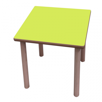 Mesa escolar cuadrada madera 80x80 cm Mobeduc