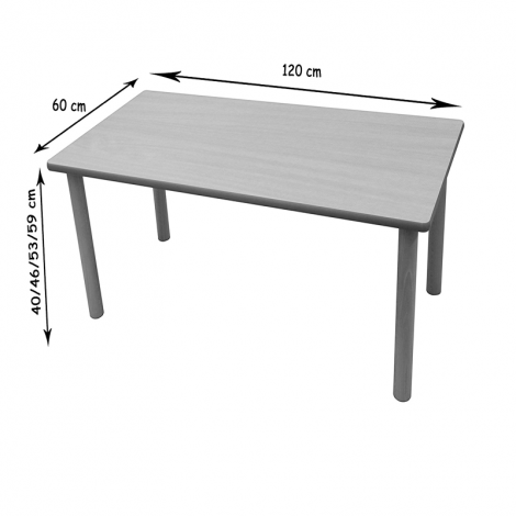 segurbaby.com, mesa infantil rectangular 120x60