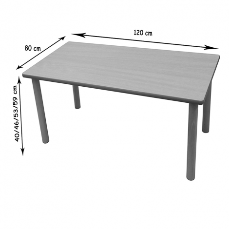 segurbaby.com, mesa infantil rectangular mobeduc