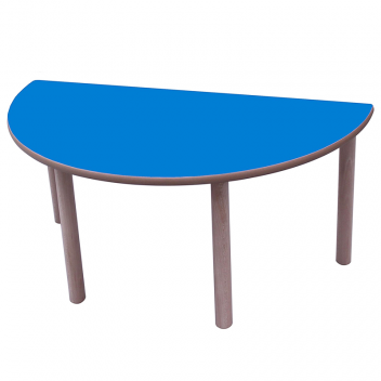 Mesa escolar semicircular 120 cm Mobeduc