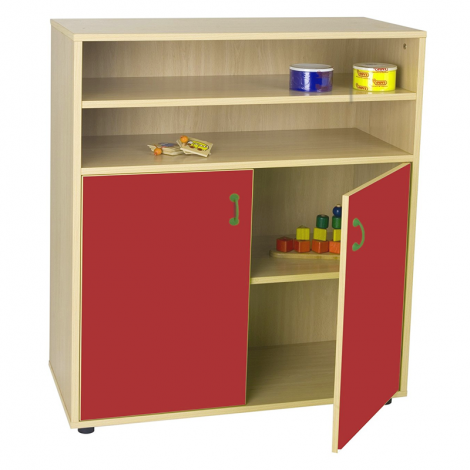 segurbaby.com, Mueble Intermedio Armario y Estantería 600803 rojo