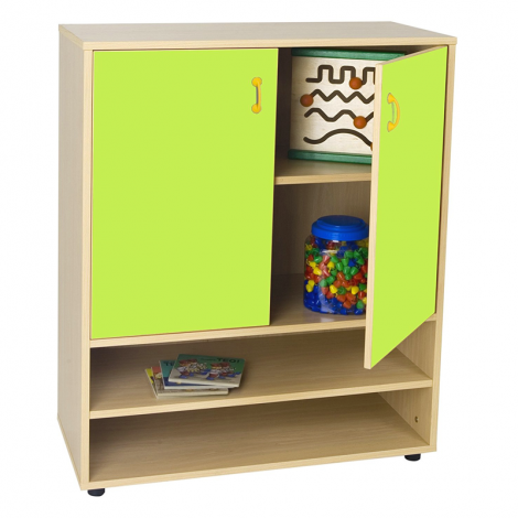 segurbaby.com, Mueble Intermedio Estanteria y Armario Mobeduc verde manzana