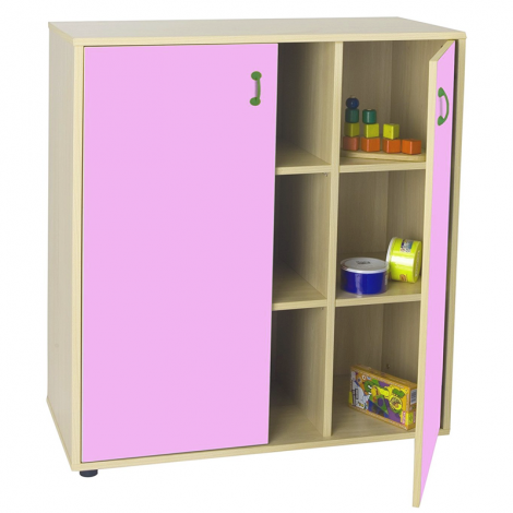 segurbaby-Mueble Intermedio Armario 9 Casillas online - 600808 rosa