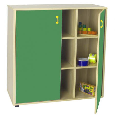 segurbaby-Mueble Intermedio Armario 9 Casillas online - 600808 verde