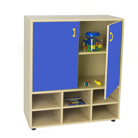 segurbaby-Mueble intermedio casillero y armario 600810 azul