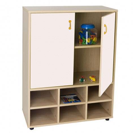 segurbaby-Mueble intermedio casillero y armario 600810 blanco