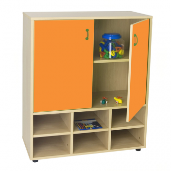 Mueble escolar intermedio casillero y armario Mobeduc