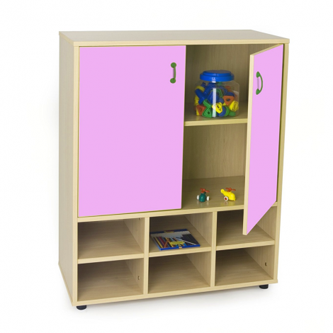 segurbaby-Mueble intermedio casillero y armario 600810 pink