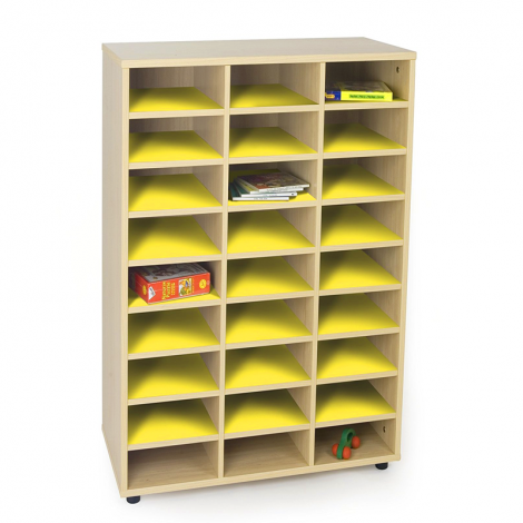 segurbaby.com, Mueble intermedio 27 casillas 600814 amarillo