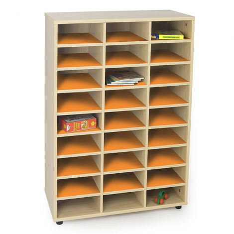 segurbaby.com, Mueble intermedio 27 casillas 600814 naranja