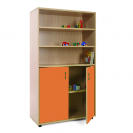 Mueble medio armario y estantería