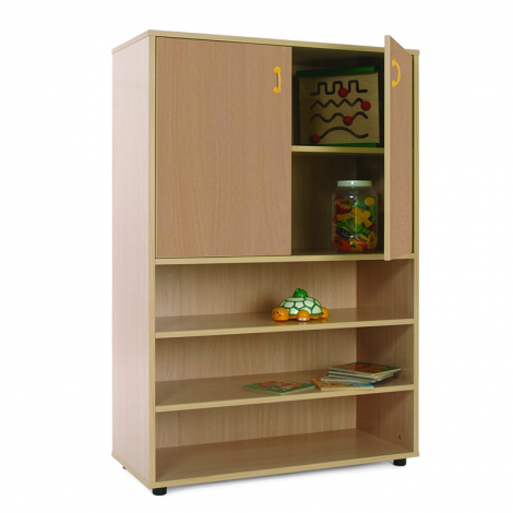 segurbaby.com, Mueble medio estantería y armario mobeduc madera