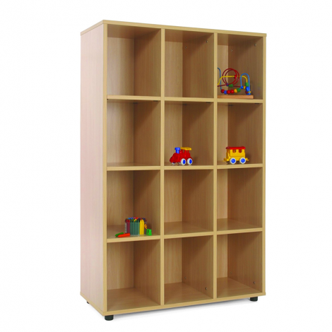 segurbaby.com, Mueble madera mobeduc medio 12 casillas 600305