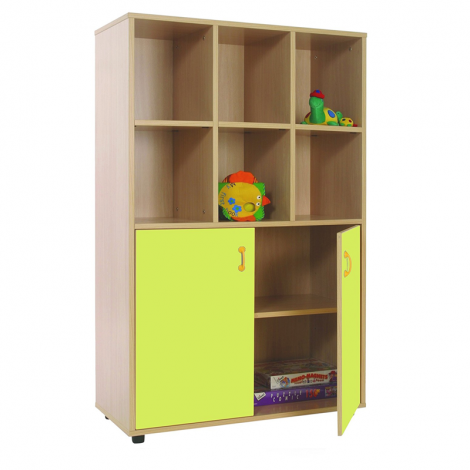 segurbaby.com, Mueble madera Mobeduc medio armario 6 casillas 600307