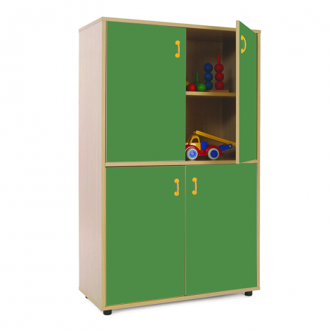 segurbaby.com, Mueble medio armario 4 puertas 600309 verde